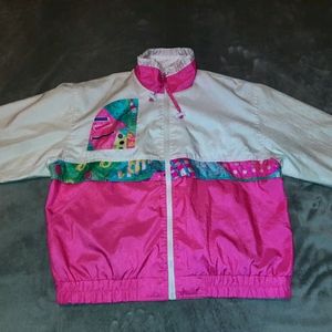 Retro Reversible Windbreaker